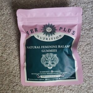 Her Plus Vital Natural Nutrition Feminine Balance Gummies-60 Count
